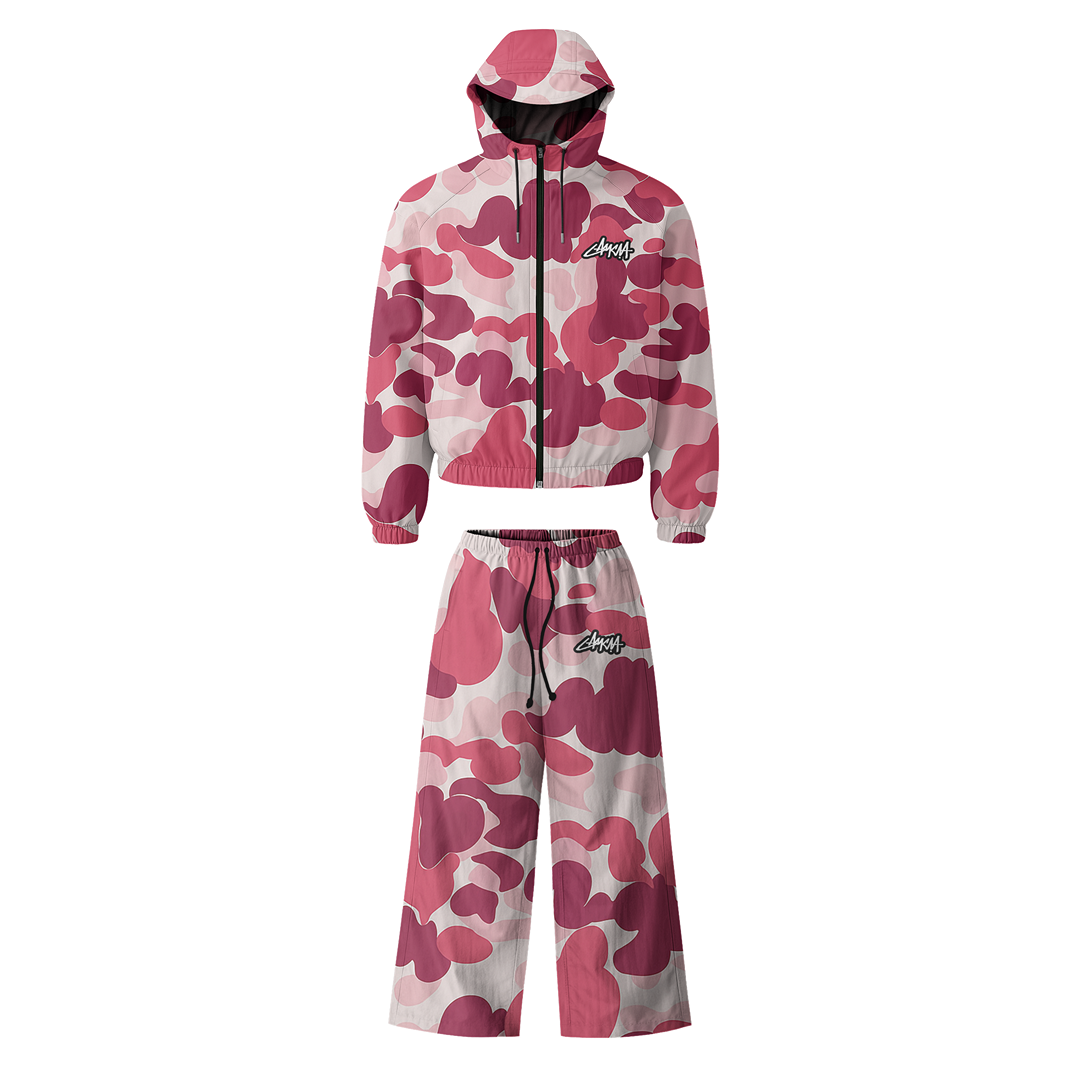 "Winter Camo" Windbreaker Set